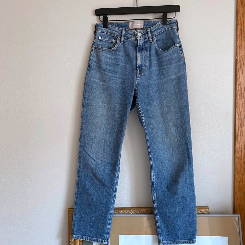 Everlane High Rise Straight Jean